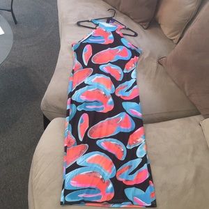 Beautiful Multicolored Sleeveless Maxi Dress